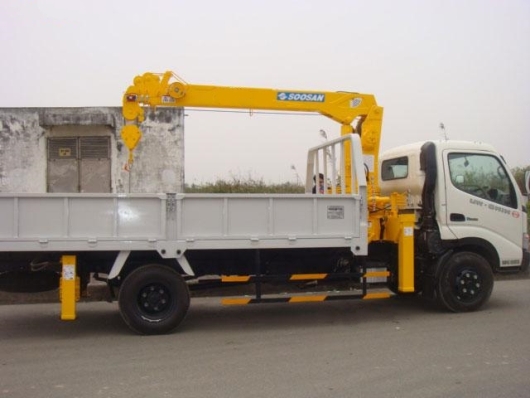 Cẩu 3 tấn 4 khúc Soosan  - Model SCS 334
