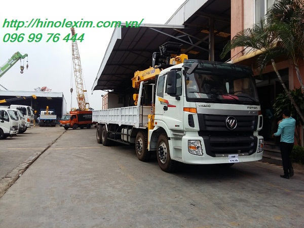 Thaco Auman lắp cẩu 7 tấn Soosan - Model C300 