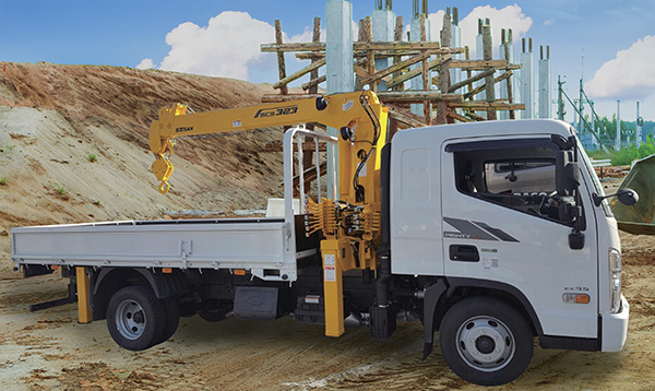 Cẩu 3 tấn Soosan - Soosan Crane 3 ton
