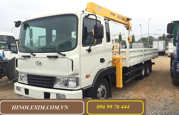 Xe cẩu 5 tấn Hyundai - HD240 Euro4 lắp cẩu SCS524