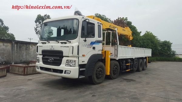 Hyundai 5 chân gắn cẩu 10 tấn Soosan - Model HD360 