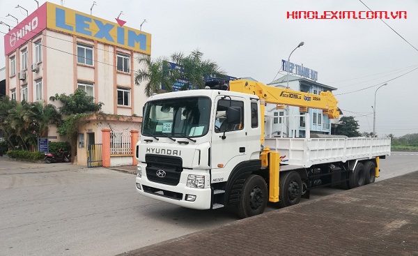 Xe Tải cẩu 12 tấn hyundai -  HD320 Euro4 / SCS 1015