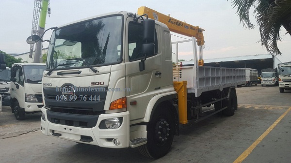 Xe tải cẩu 5 tấn 4 khúc Euro4 | Model FG8JP7A - SCS 524