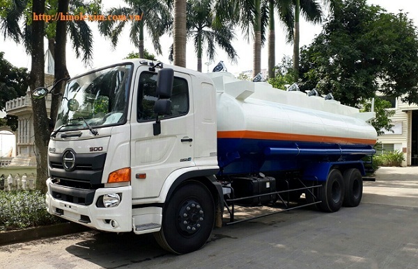 Xe bồn chở xăng dầu 19 khối Hino euro 4 - Model FL8JT7A