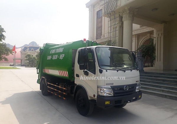 Xe cuốn ép rác 6 khối - Hino XZU342-130HD