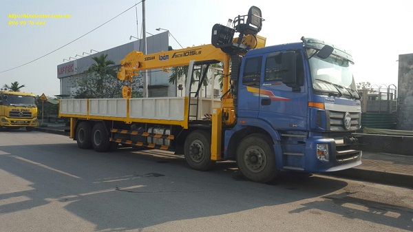 Xe tải cẩu 10 tấn Thaco - xe Auman C300 gắn cẩu 10 tấn Soosan